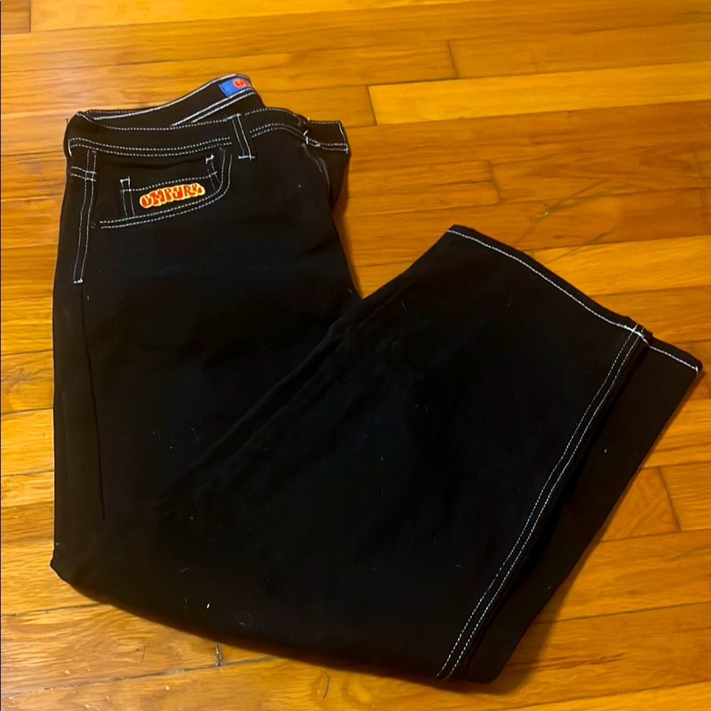 Empyre loose fit black jeans